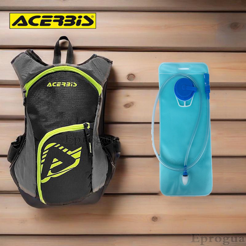 Cycling Commuter Backpack Waterproof - กระเป๋าเป้สะพายหลัง Acerbis สำหรับมอเตอร์ครอส กระเป๋าขนาดเล็กสำหรับมอเตอร์ไซค์ ปั่นจักรยาน พร้อมช่องใส่ถุงน้ำ