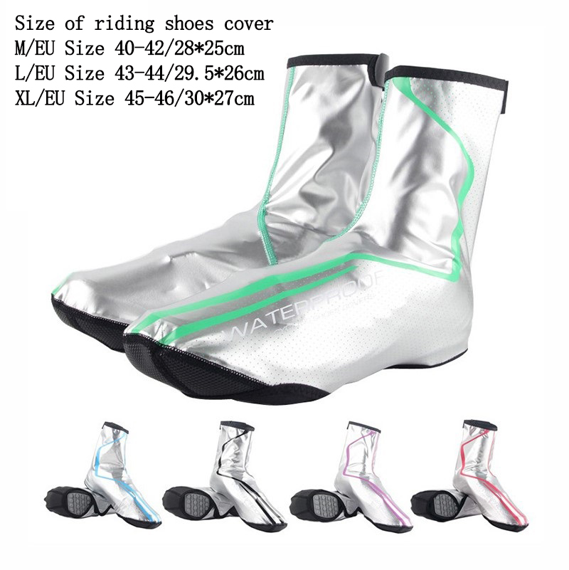 Cycling Commuter Shoes - ปลอกหุ้มรองเท้าปั่นจักรยานกันน้ำ ใช้ได้ทั้งชายและหญิง วัสดุ PU สำหรับใส่คลุมรองเท้าปั่นจักรยานในฤดูหนาว ป้องกันรองเท้าขณะปั่นจักรยาน