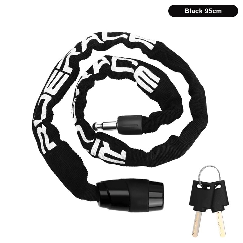 U Lock Heavy Duty - Riderace ล็อคโซ่จักรยานแบบพกพากันขโมยความปลอดภัยสูง MTB ล็อคจักรยานเสือภูเขาพร้อม2คีย์สำหรับสกู๊ตเตอร์ไฟฟ้าจักรยานไฟฟ้า