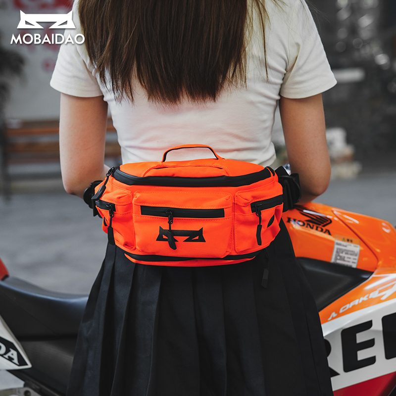 Cycling Commuter Backpack Waterproof - กระเป๋าคาดเอวสำหรับมอเตอร์ไซค์ กันน้ำ ใส่โทรศัพท์ได้ น้ำหนักเบา เหมาะสำหรับปั่นจักรยาน วิ่ง