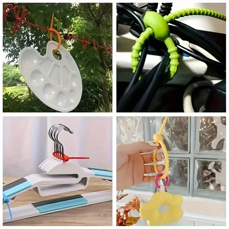 สายรัดซิลิโคน 10 ชิ้น - ตัวจัด - Cable Lock Flexible บทวิจารณ์และราคา