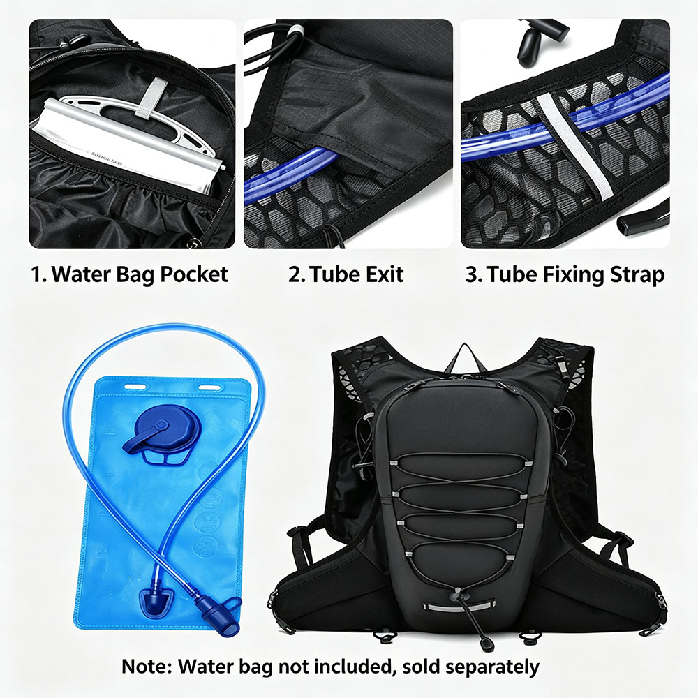 กระเป๋าเป้สำหรับวิ่งพร้อมช่องใ - Reflective Vest Cycling บทวิจารณ์และราคา