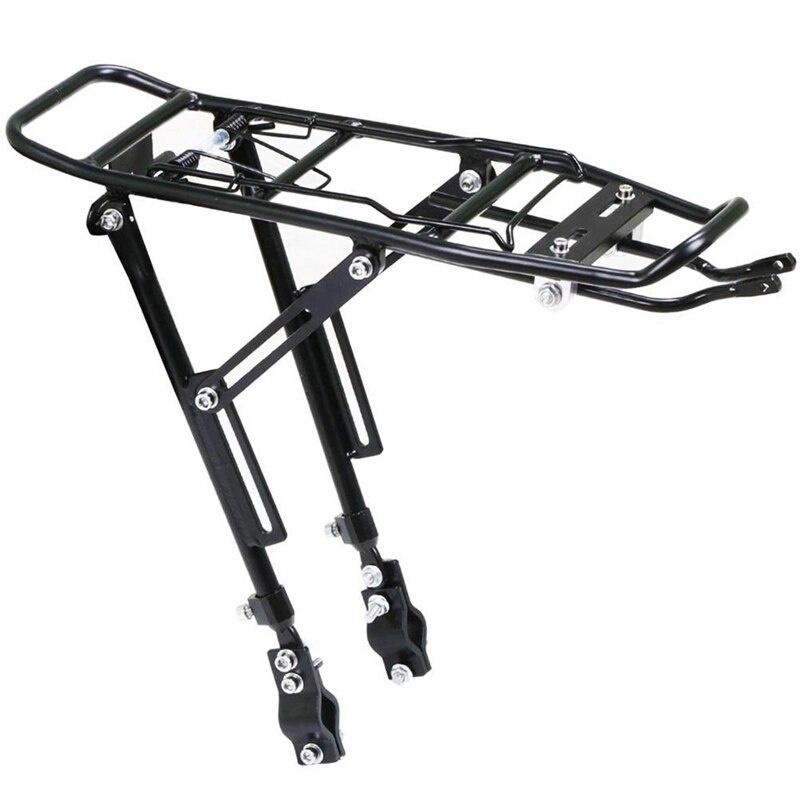 1PC Alloy ด้านหลังจักรยาน Rack - Cycling Commute Bag บทวิจารณ์และราคา