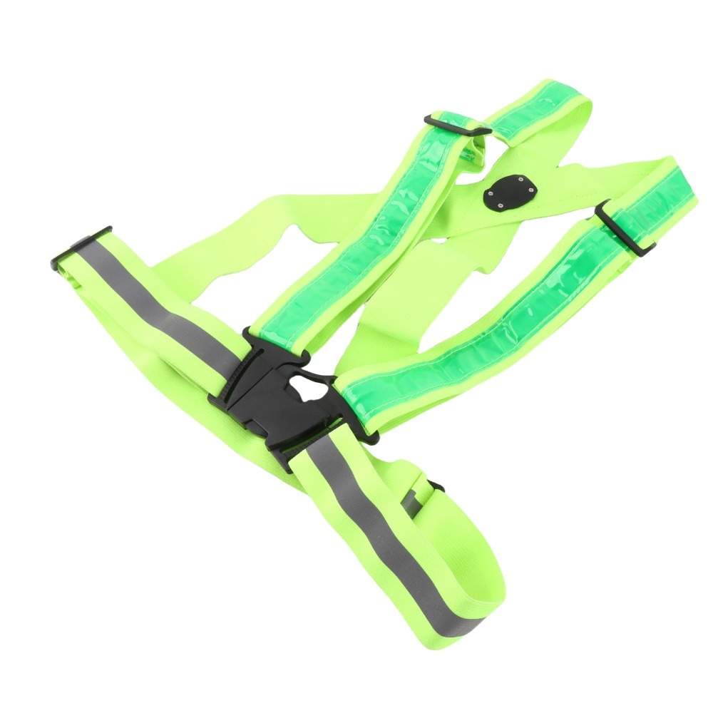 เสื้อกั๊กนิรภัย LED โพลีเอสเตอ - Reflective Vest Cycling บทวิจารณ์และราคา