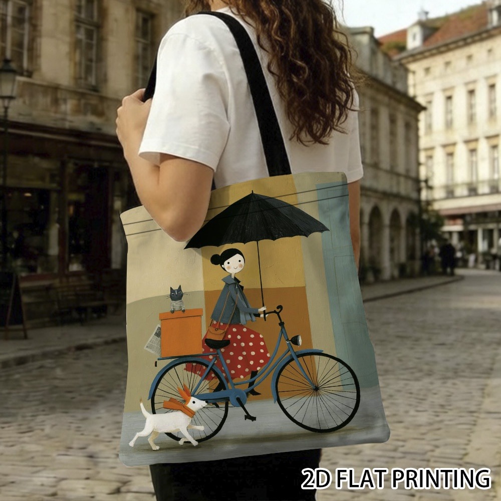 กระเป๋าโท้ทลายผู้หญิงขี่จักรยา - Cycling Journey บทวิจารณ์และราคา