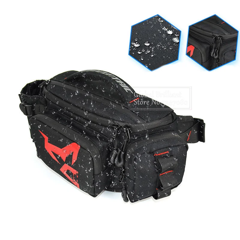กันน้ํารถจักรยานยนต์กระเป๋ามัล - Cycling Commuter Backpack Waterproof บทวิจารณ์และราคา