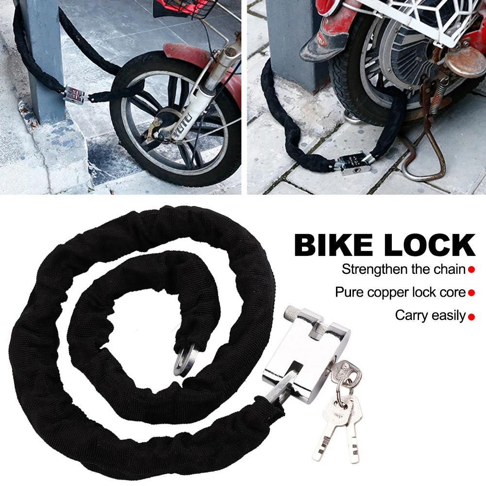 กุญแจล็อครถจักรยานยนต์แบบโซ่ 1 - U Lock Heavy Duty บทวิจารณ์และราคา