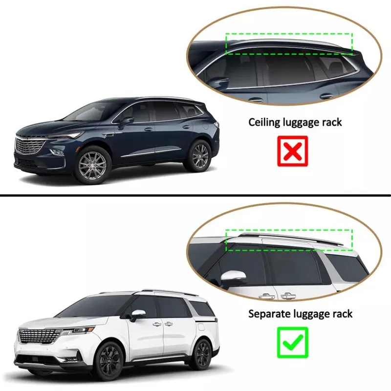 คุณภาพสูง 2 ชิ้น บาร์แร็คหลังค - Cargo Rack Aluminum บทวิจารณ์และราคา